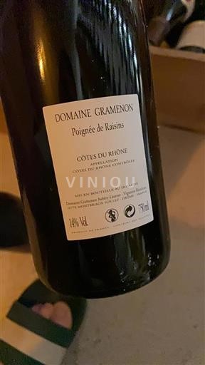 Rhône Valley Côtes du Rhône Gramenon Poignée de Raisins Non-Vintage