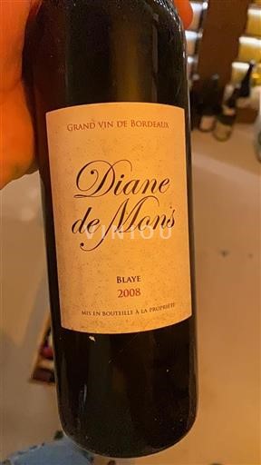 Bordeaux Blaye Diane De Mons 2008