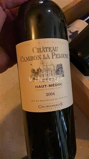 Bordeaux Haut-Médoc Grand Cru Château Cambon La Pelouse 2004