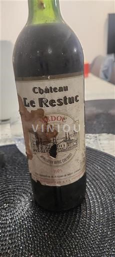 Bordeaux Médoc Château Le Restuc 1975