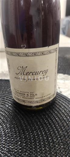 Borgonha Mercurey L. Tramier & Fils Não Sazonado