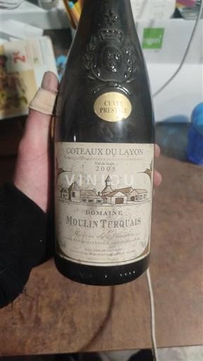 Loire Valley Coteaux-du-Layon Domaine Moulin Turquais Prestige 2003