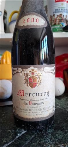 Borgogna Mercurey Roland Sounit Les Varennes 2000