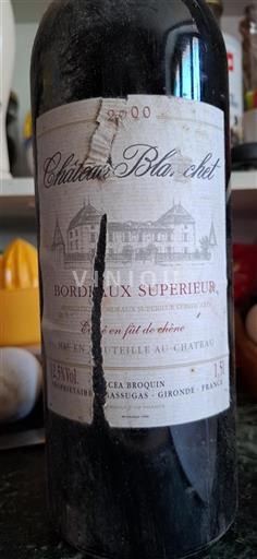 Bordeaux Bordeaux Supérieur Château Blanchet 2000