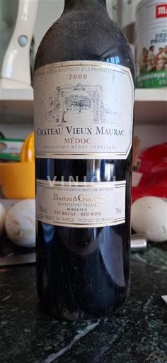 Bordeaux Médoc Château Vieux Maurac 2000