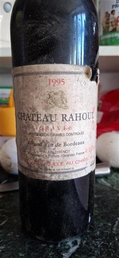 Bordeaux Graves Château Rahoul 1995