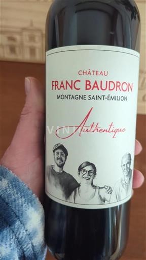 Bordeaux Montagne-saint-émilion Château Francbaudron Authentique 2020