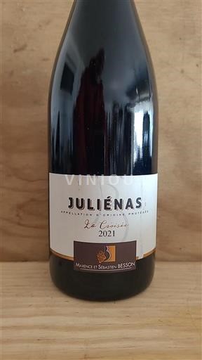 Beaujolais Juliénas Maxence Et Sébastien Besson La Croisée 2021