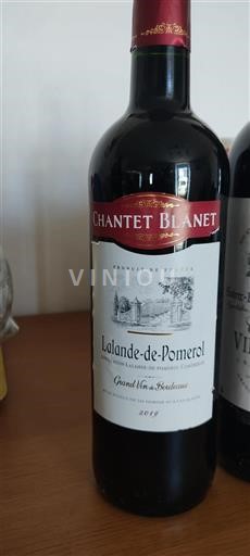 Bordeaux Lalande-de-Pomerol Château Chantet Blanet 2019