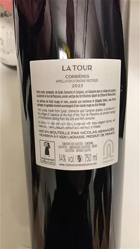 Languedoc Corbières Tour De Plaisance La Tour 2023