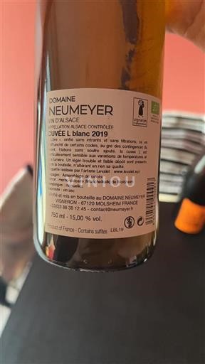 Alsace Neumeyer L blanc 2019
