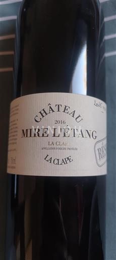 Languedoc La Clape Château Mire L'etang 2016