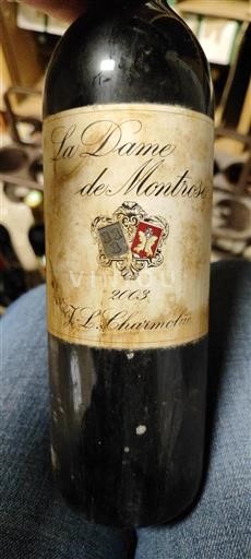 Bordeaux Saint-Estèphe Grand Cru Montrose La Dame de Montrose 2003