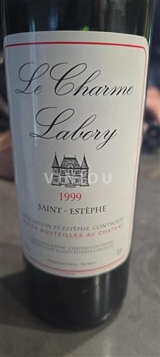 Bordeaux Saint-Estèphe Grand Cru Château Cos Labory Le Charme 1999