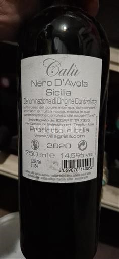 Sicilien Ospecificerad Calì 2020