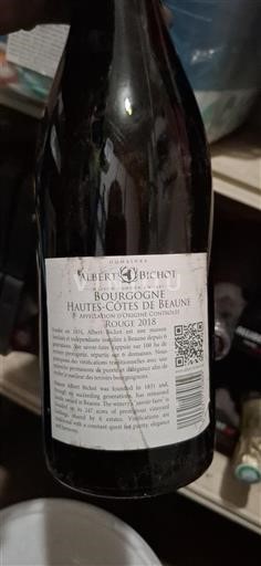 Bourgogne Hautes Côtes de beaune Grand Cru Albert Bichot 2018