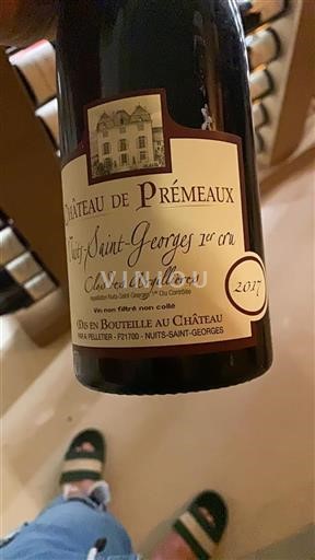 Bourgogne Ikke specificeret Premier Cru Château Prémaux Clos des Argilli%c3%a8res 2017