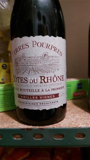 Rhône Valley Côtes du Rhône Terres Pourpres Vieilles Vignes Non-Vintage