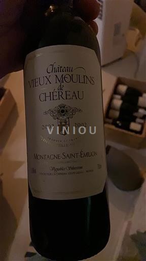 Bordeaux Montagne-Saint-Émilion Vieux Moulins De Chéreau 2002