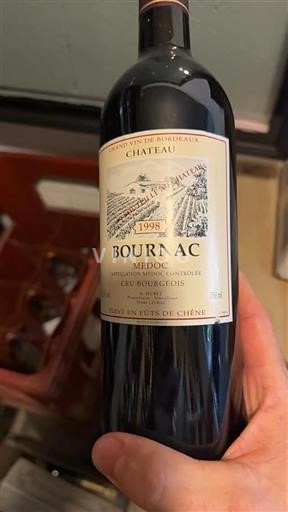 Bordeaux Médoc Cru Bourgeois Château Bournac 1998