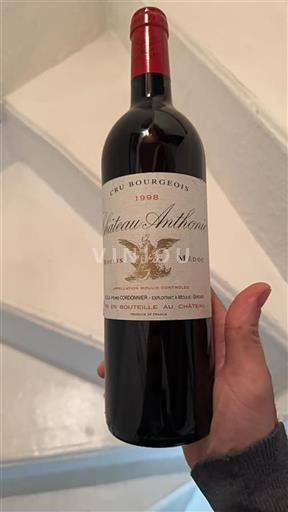 Bordeaux Moulis-en-Médoc Cru Bourgeois Château Anthonic 1998