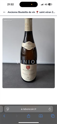Burgundsko Saint-Véran Roux Père & Fils 2007