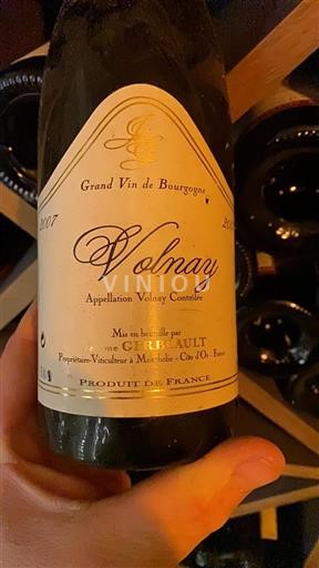Bourgogne Volnay Grand Cru Jérôme Gerbeault 2007