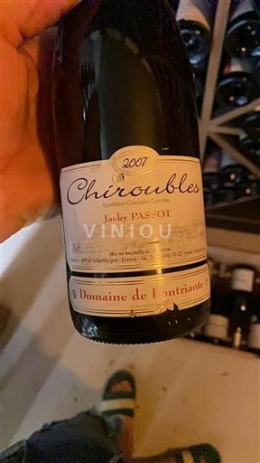 Beaujolais Chiroubles Domaine Pontriante 2007