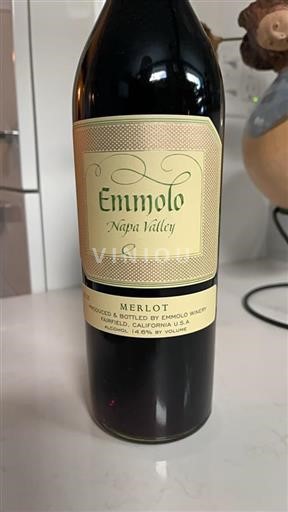 Kalifornische AVA Napa Valley Emmolo Merlot 2020