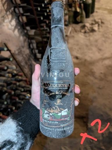 Údolí Rhôny Vacqueyras Cuvée Du Président 2001