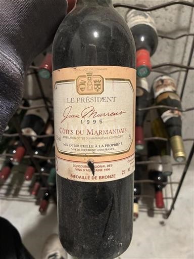 Sud-Ovest Côtes-du-marmandais Le Président Jean Marens 1995