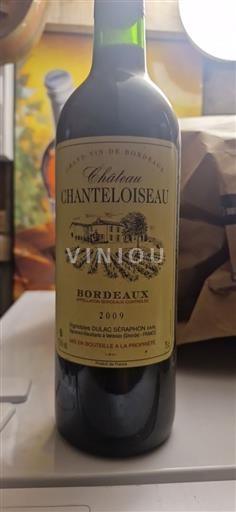 Bordeaux Château Chanteloiseau 2009