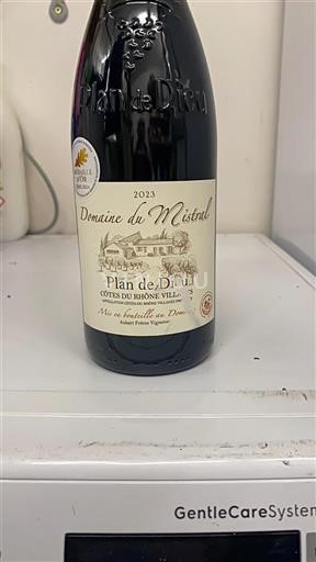 Rhônen laakso Côtes-du-rhône-villages Domaine Mistral 2023