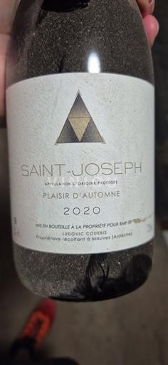 Rhônen laakso Saint-Joseph Ludovic Courbis Plaisir d'Automne 2020