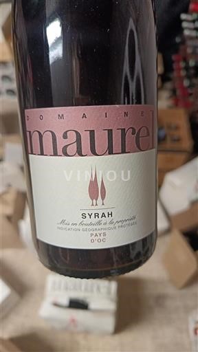 Languedoc-Roussillon Pays d'Oc Domaine Maurel Syrah Niet-geïntegreerd