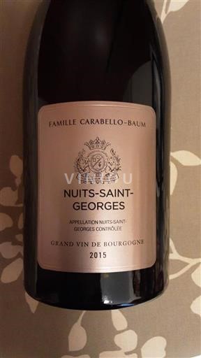 Bourgondië Nuits-saint-georges Famille Carabellobaum 2015