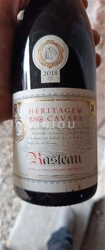 Údolí Rhôny Rasteau Héritage Cavare 2018