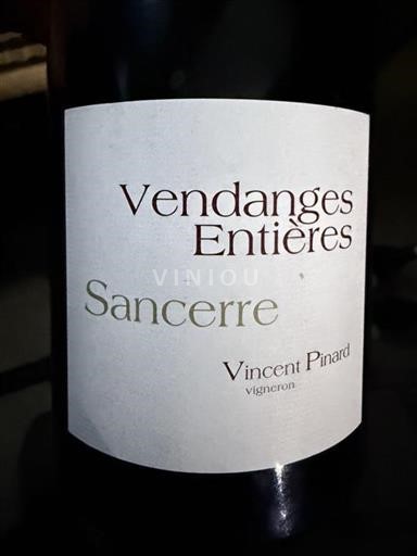 Valle della Loira Sancerre Domaine Vincent Pinard Vendanges Entières 2016