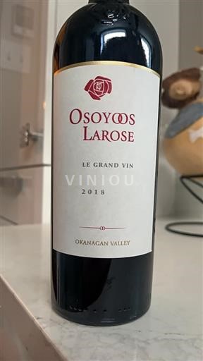 Columbia Britannica Valle dell'Okanagan Osoyoos Larose Le Grand Vin 2018
