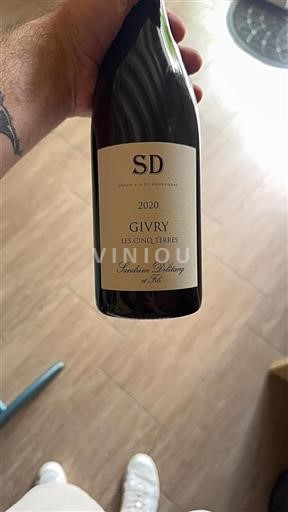 Borgogna Givry Sandrine Deletang Et Fils Les Cinq Terres 2020