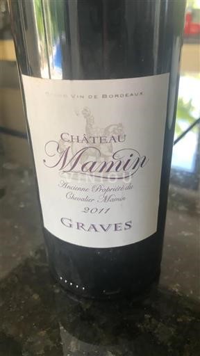 Bordeaux Graves Château Mamin 2011
