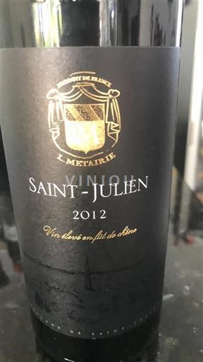 Bordeaux Saint-Julien L. Métairie 2012