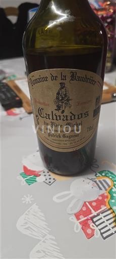 Vin Rouge sec du Père Michel Domaine La Baudrière Non millésimé France Normandie Calvados