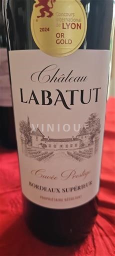 Bordeaux Bordeaux supérieur Château Labatut CUVEE PRESTIGE 2023