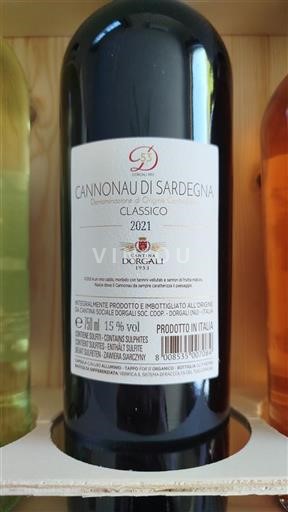Sardegna Cannonau di Sardegna Cantina Dorgali Classico 2021