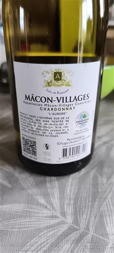 Borgogna Mâcon e Mâcon-Villages L’aurore L'Aurore 2023