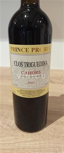Südwestfrankreich Cahors Clos Triguedina Prince Probus 2002