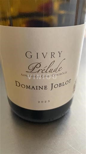 Bourgogne Givry Domaine Joblot Prélude 2023