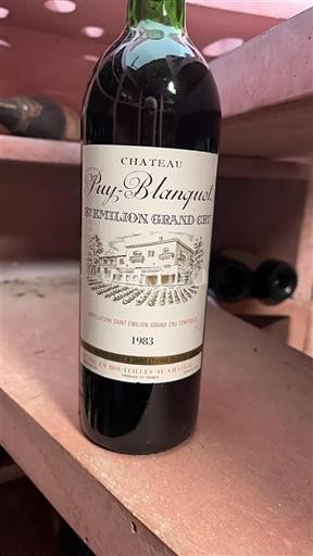 Bordeaux Saint-Émilion Grand Cru Grand Cru Château Puyblanquet 1983