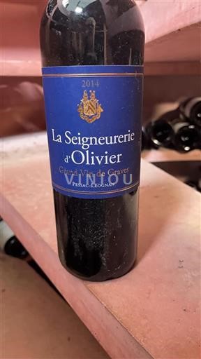 Bordeaux Pessac-Léognan La Seigneurie Olivier 2014
